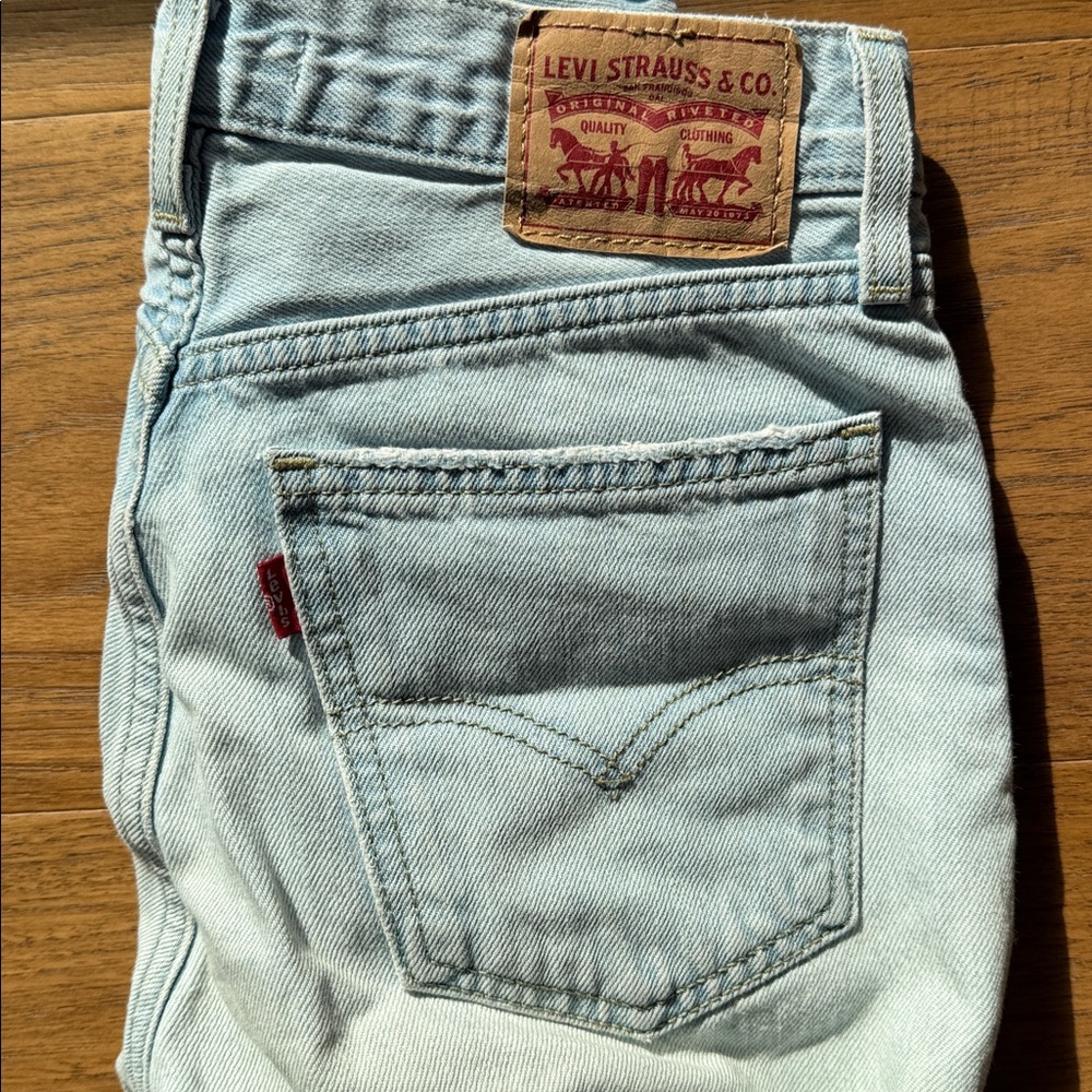 NWOT LEVI’S LOW PRO STRAIGHT JEANS 24 - Picture 6 of 6